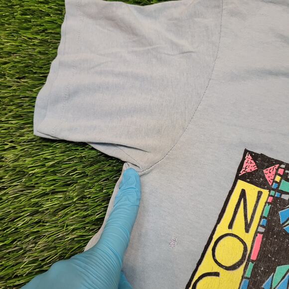 VTG 1990 Nocturnal Beach Club T-Shirt Mens M Single Stitch USA Made - Picture 7 of 13